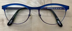 49-19-140 Glacee 6794 Eyeglasses Light Purple Blue C3