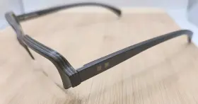 B05.1 Gold & Wood And Authentic Eyeglasses Frames. Natural Wood. With Monor Scuffs