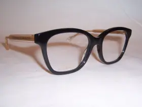 0566on Gucci New Eyeglasses Gg 001 Black 52mm Rx Authentic 0566