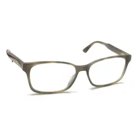 0826o Gucci Gg Green Rectangle Eyeglasses Frames 55-16 145 Italy Designer Men