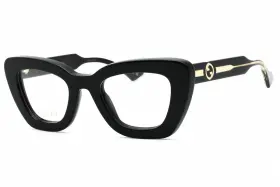 Gg1555o Gucci 1555o 001 Eyeglasses Black Frame 50mm