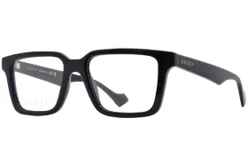180583-1 Gucci Gg1729o 001 Eyeglasses Frame Mens Black Full Rim Square Shape 53mm