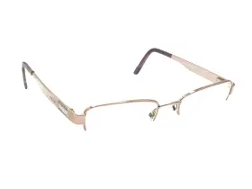 2770 Gucci 2770/strass Gg Gsg Rose Gold Half Eyeglasses Frames 53-19 135 Italy Women