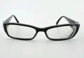 16-140 Gucci 3553 Gg Eyeglasses Frames D28 Black 52 Silver Italy