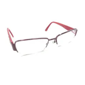 Gg-mi0 Gucci Gg Mi0 Dark Red Half Rim Eyeglasses Frames 52-17 135 Italy Designer Women