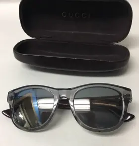 Gg0003s Gucci Gg003s 005 Sunglasses Color Havana Grey Red Read