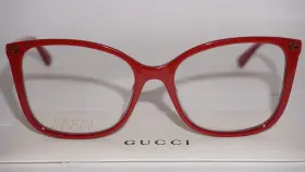 Gg0026o Gucci Eyeglasses New Red Transparent 010 53 17 140