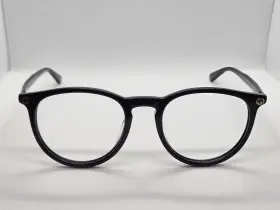 Gg0027o Gucci 0027 001 Black 50-20-140 Eyeglasses Frames Italy Oval