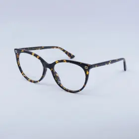 Gg0093o002 Gucci Gg0093o 002 Havana 53mm Eyeglasses New Authentic