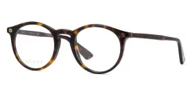 Gg0121o Gucci Gg0121 New Havana Round 002 Eyeglasses Women