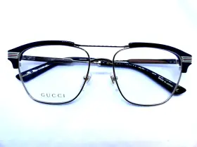 Gucci Gg0241o 002 Black 54/17 145 Eyeglass Frame 100% Authentic Brand New