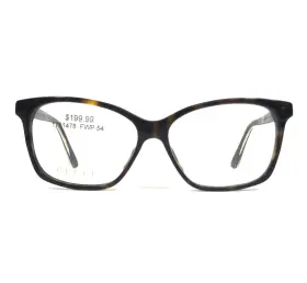 54-14-140 Gucci Gg0532o Eyeglasses Frames 002 Dark Brown Tortoise Gold Striped