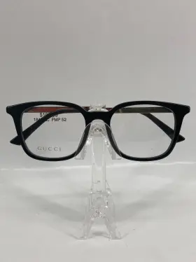 Gg0831oa-001 Gucci Gg0831oa 001 Rectangular Squared Black 52 Mm Mens Eyeglasses