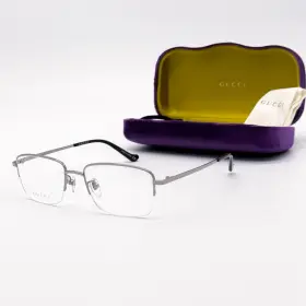 Gg0863oa Gucci New 003 Silver Men Eyeglasses