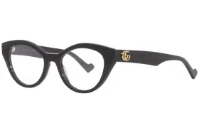 Gg0959o Gucci 001 Eyeglasses Womens Black Full Rim Cat Eye Optical Frame 51-mm