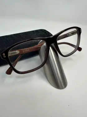 Gg1045o Gucci Mens Brown Plastic Rectangle Optical Eyeglasses Frame Only -145mm Gg1045o Gucci Mens Brown Plastic Rectangle Optical Eyeglasses Frame Only -145mm