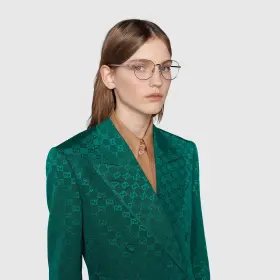 Gg1145o Gucci New 004 Silver Women Eyeglasses