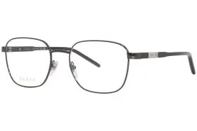 Gg1161o Gucci 001 Eyeglasses Mens Gunmetal/black Full Rim Square Shape 54mm