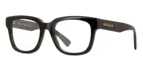Gg1176o-002 Gucci New Havana Square Gg1176o 002 Eyeglasses Women