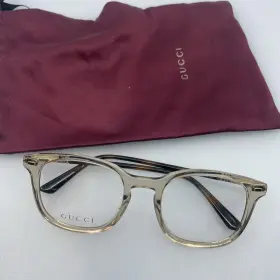 Gg1230oa-003 Gucci Eyeglasses In Transparent / Gold