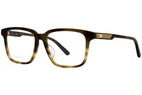 Gg1293oa Gucci 003 Eyeglasses Frame Mens Havana Full Rim Square Shape 54mm