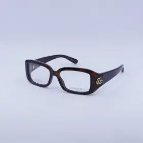 Gucci Gg1406o002 New Gg1406o 002 Havana 53mm Eyeglasses