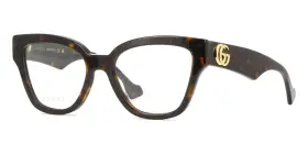 54-18-145 Gucci Gg1424o 006 Tortoise Cat Eye Plastic Eyeglasses Frame