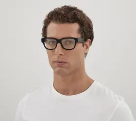 Gg1428o Gucci Men Eyeglasses Black Demo Square 004 Brand New