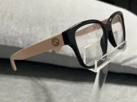 Gg1440 Gucci Women S Black And Pink Plastic Eyeglass Frame