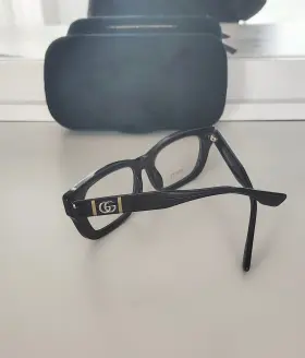 Gg1533 Gucci Womens Eyeglass Frames Double G Silver Logo