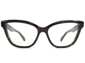 55-16-145 Gucci Gg1589o Eyeglasses Frames 002 Dark Tortoise Cat Eye Full Rim