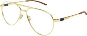 Gg1679o Gucci New Eyeglasses 002 Gold 100% Authentic