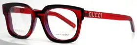 50-20-145 Gucci Gg1721o 004 Red Transparent Womens Square Eyeglasses B 41
