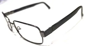 Gg1942 Gucci Tmc Gunmetal Black Rectangle Eyeglasses 55-17 135 Italy