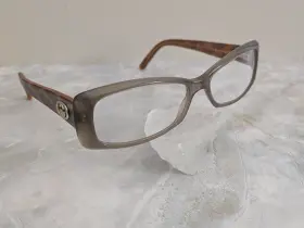 Gg3560 Gucci Ol7e Brown Rectangle Eyeglasses Full Rim Frame 53 15 135