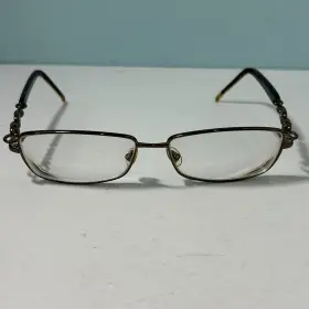 Kl123-509 Gucci 4251 Tuv Eyeglasses Womens Bronze Full Rim Chainlink W Case Frames Only