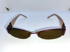 51-17-140 Guess 1574 Gu1574 Eyeglass Frames Half Rim Burgundy