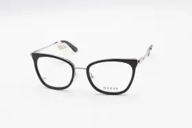 50-17-140 Guess 2706 Gu2706 001 Black- Silver Eyeglass Frames Flex Hinges T47