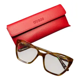 50158 Guess Glasses Cat Eye Tortoiseshell Frame Only With Case 53/17 140