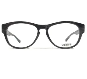 53-16-140 Guess 715583550612 Eyeglasses Frames Gu1753 Gry Dark Purple Horn Round Full Rim