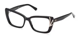Gm0382 Guess 889214344588 By Marciano 001 Shiny Black 54mm Eyeglasses Ab