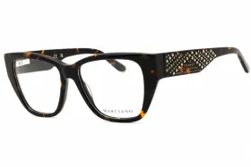 Gm50019052 Guess By Marciano Gm50019052/52 Gm50019 052 Dark Havana 52mm Eyeglasses New Authentic
