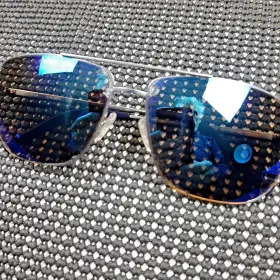59-16-140 Guess Gf0196 11x Aviator Sunglasses Eyeglasses Frame Only Silver Vtg