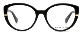 52-18-145 Guess Gm0375 Marciano By 001 Black Plastic Eyeglasses Frame Gm