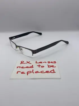 49-19-135 Guess Gu-1305 Gu1305 Gun Eyeglass Frames Rectangle Semi-rimless Optical