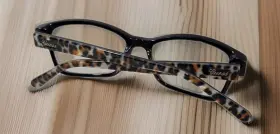 Gu-2458 Guess Eyeglass Frames Gu 9122 Cheetah Blk 47 14 130 Must Replace Lenses