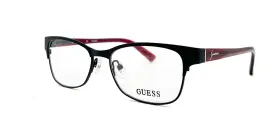 51-16-135 Guess Gu-2467 New Gu 2467 Blk Black Authentic Eyeglasses