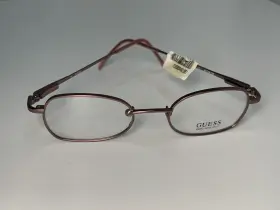 18-130 Guess Gu1017 Womens/girls Eyeglass Frames 42 Metallic Red Retail 159