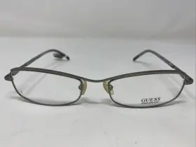 53-18-135 Guess Gu1145 Eyewear Satin Silver Full Rim Eyeglasses Frame Vm54