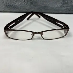 53-15-130 Guess Gu1641 Brown Croc Print Logo Wrap Eyeglasses Frames Only
